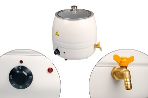 Machine à fondre la cire 10L avec fonction de chauffage intégrée-εικόνα_διαστάσεις
