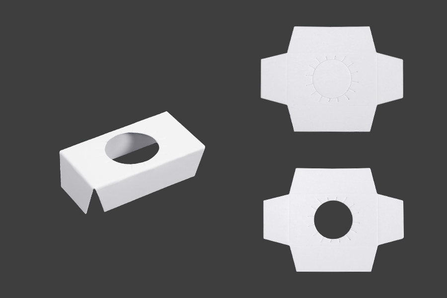 Support papier intérieur 60x32 mm pour bidons 100 ml - 50 pcs Support papier intérieur 60x32 mm pour bidons 100 ml - 50 pcs