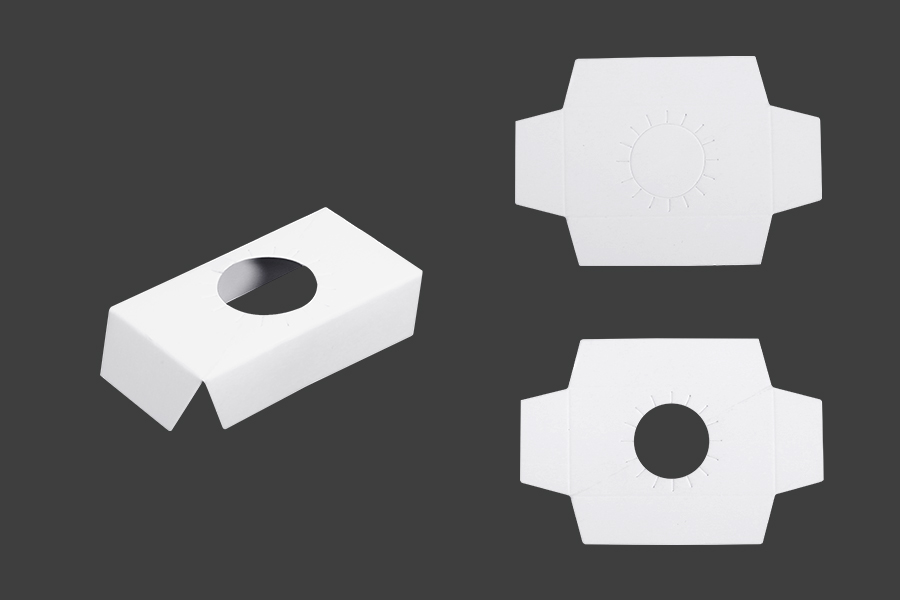 Innere Papierstütze 50x30 mm für 50 ml Flaschendosen - 100 Stk Innere Papierstütze 50x30 mm für 50 ml Flaschendosen - 100 Stk