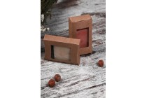 Boîte à savon en papier kraft 95 x 55 x 20 mm avec fenêtre et bords incurvés - 50 pcs Boîte à savon en papier kraft 95 x 55 x 20 mm avec fenêtre et bords incurvés - 50 pcs
