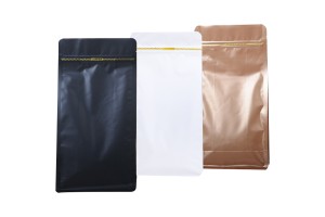 Standbodenbeutel aus Aluminium mit Druckverschluss verschließbar (durch Schweißgerät) 135x72x265mm - 50 Stücke-produktbild