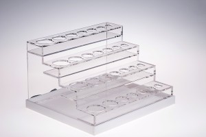 Plexiglas Ständer mit Led-Beleuchtung für Pippetenflaschen-28 Stellen-εικόνα_σύνθεση