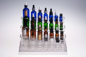 Plexiglas Ständer mit Led-Beleuchtung für Pippetenflaschen-28 Stellen-εικόνα_σύνθεση