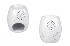 Ceramic scenter in white color for melts and oils