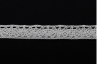 Self-adhesive white lace tape, width 12 mm - length 4,6 meters each piece