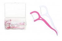 Dental Floss Picks with handle 7 cm - 30 pcs/box