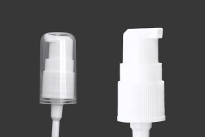 Pumpe für Cremes weiß PP 18 mit transparentem Deckel-εικόνα_προϊοντική