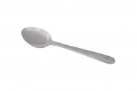 Stainless steel spoon 105 mm with embossed design - 12 pcs