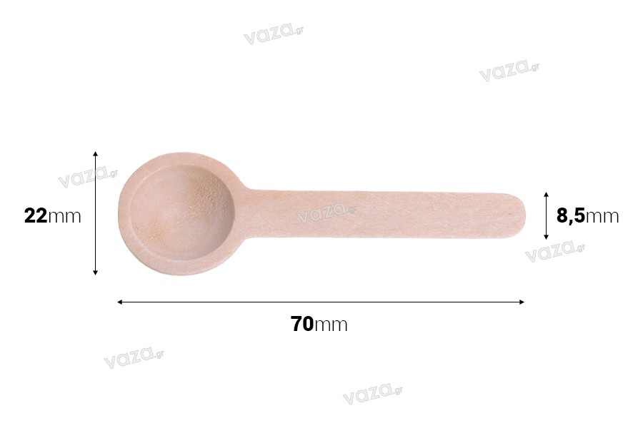 Wooden spoon 70 mm - 50 pcs