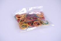 Lastik çok renkli çapı 25 mm - paket yaklaşık 230 adet içerir
