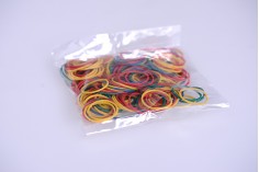 Polychrome ribbons with a diameter of 25 mm - the packet contains about 230 pcs