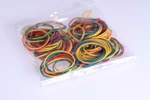 Lastik çok renkli çapı 40 mm - paket yaklaşık 120 adet içerir-2
