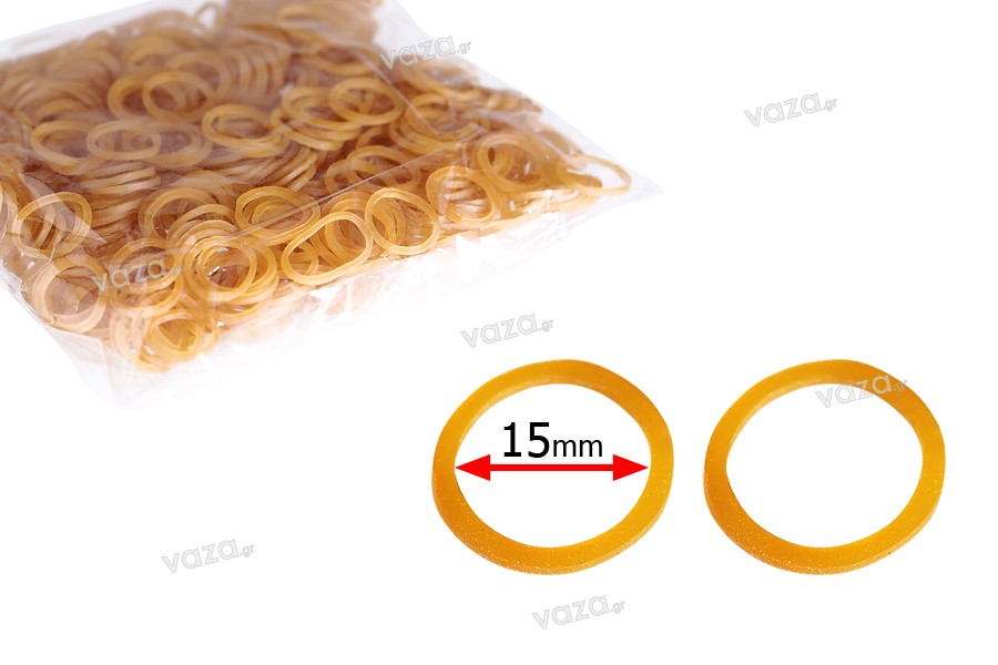 Λαστιχάκια με διάμετρο 15 mm - το πακέτο περιλαμβάνει περίπου 500 τμχ Λαστιχάκια με διάμετρο 15 mm - το πακέτο περιλαμβάνει περίπου 500 τμχ