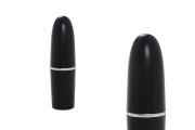 3-4 gr. Mac shaped lipstick case in black. 