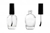 10ml nail polish bottle with brush cap - 6 pcs