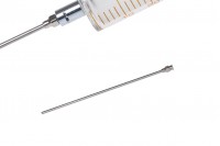 160 mm needle for syringes with metal tip