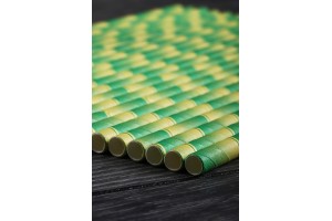 Papierstrohe 197x6mm ökologisch - 25 Stück-4