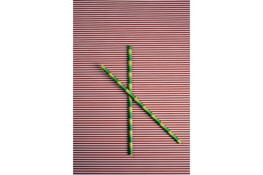 Pailles écologiques en papier 197x6mm- paquet de 25 pièces