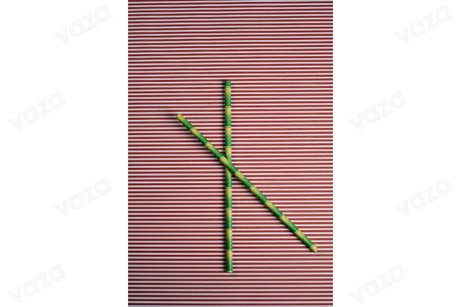 Pailles écologiques en papier 197x6mm- paquet de 25 pièces-photo_groupe