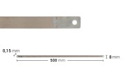 Sârmă de rezervă 500x8 mm pentru mașina de termoetanșare