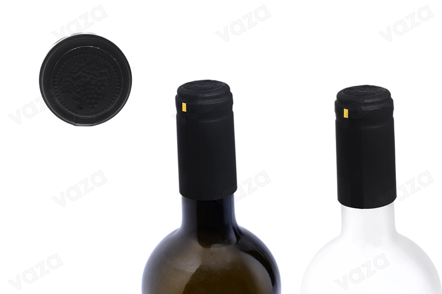 Capsula termoretraibile di dimensioni 30,5x60 mm per bottiglia di vino con collo fino a 30 mm. Capsula termoretraibile di dimensioni 30,5x60 mm per bottiglia di vino con collo fino a 30 mm.-dimensioni_immagine