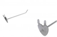 Hook dispari (cuore) 115 mm in lamiera perforata