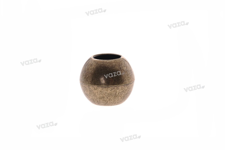 Χάντρα πλαστική βαμμένη μεγάλη 20x17 mm
