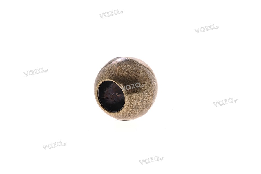 Χάντρα πλαστική βαμμένη μεγάλη 20x17 mm