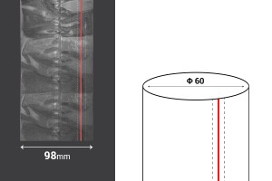 Capsule thermorétractable largeur 98 mm avec encoche - en mètre courant (F 48)-εικόνα_σύνθεση