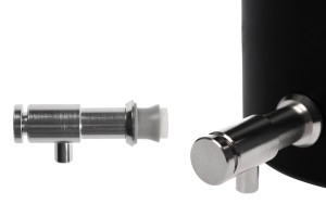 Metallhahn in silber (gerader)-εικόνα_προϊοντική