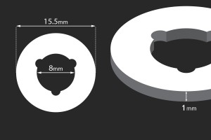 Liner për sprej PP18 me trashësi 1 mm - 50 copë-dimensioni_immagine