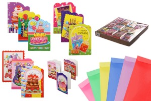 Cartes d'anniversaire - 120 pcs (différents modèles)-1