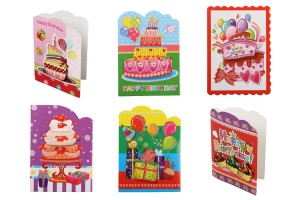 Cartes d'anniversaire - 120 pcs (différents modèles)-2