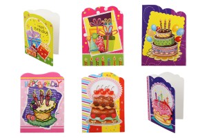 Cartes d'anniversaire - 120 pcs (différents modèles)-3