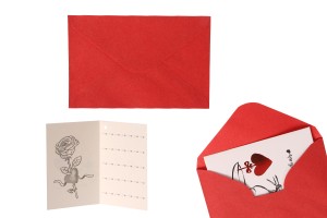 Liebesgrußkarten aus Papier in verschiedenen Designs - 120 Stück-5
