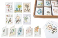 Wish cards in various designs - 120 pcs