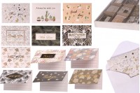 Greeting cards in many designs - available in a package with 120 pcs