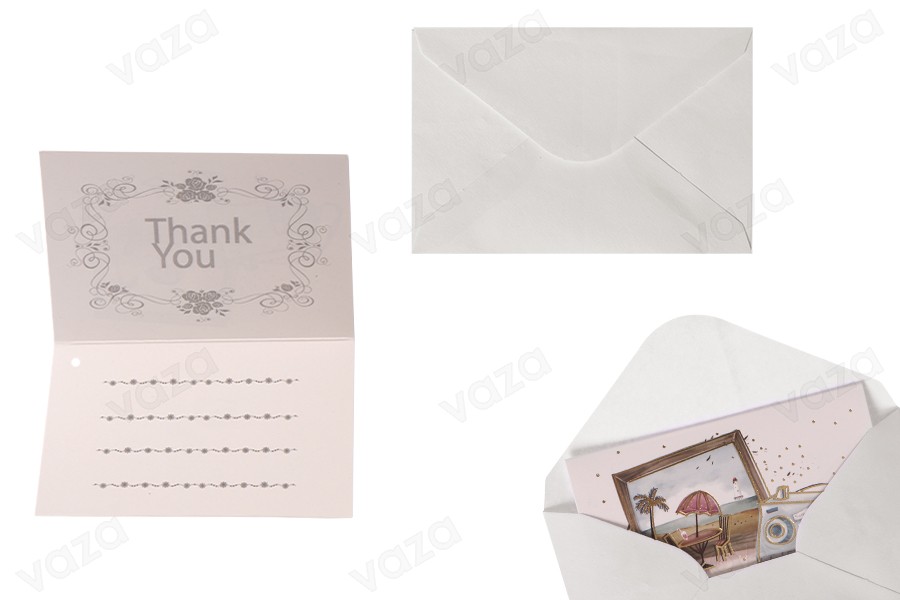 Grußkarten aus Papier - 120 Stück (verschiedene Designs)-εικόνα_σύνθεση