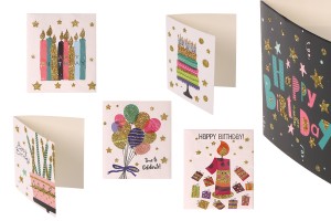 Geburtstagsgrußkarten aus Papier - 120 Stück (verschiedene Designs)-2