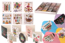 Geburtstagsgrußkarten aus Papier - 120 Stück (verschiedene Designs) Geburtstagsgrußkarten aus Papier - 120 Stück (verschiedene Designs)