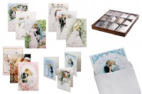 Cartes de vœux  pour mariage - 120 pièces (différents modèles)