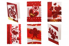 Cartes de vœux d'amour - 120 pcs (différents modèles)