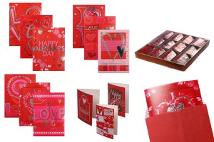 Cartes de Saint-Valentin - 120 pcs (différents modèles)-1