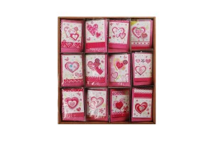 Cartes de vœux avec motif de cœur - 120 pcs (différents motifs)-4