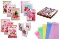 Wedding congratulations cards in many designs - available in a package with 120 pcs