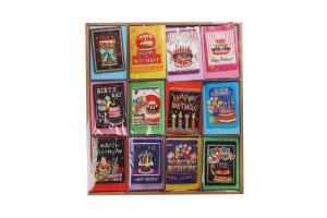 Cartes d'anniversaire - 120 pcs (différents modèles)-4