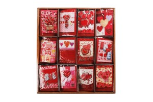 Cartes amour love avec paillettes - 120 pcs (différents motifs)-4