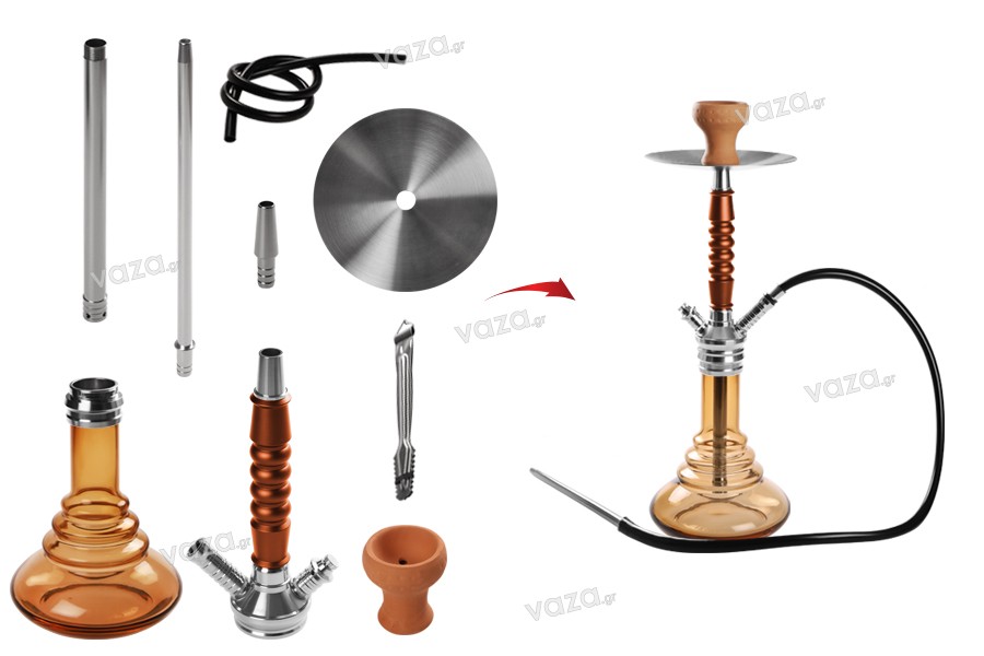 54 cm hookah with glass base