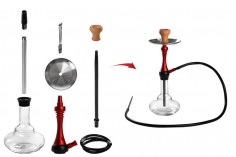 Hookah 53 cm with transparent base