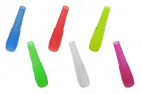 Pipettes pour narguilé dans un emballage individuel - 100 pcs (variété de couleurs)